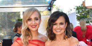 The Project's Carrie Bickmore,left,and Lisa Wilkinson. The Ten show won a Logie for Most Popular Panel or Current Affairs Program.