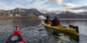 Take a day long kayak tour in Adventjfjorden.