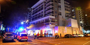 More than 90 units in a Mascot apartment building have been evacuated.