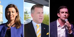 Karen Howard (left) and Trevor Evans (right) are two new South Bank Corporation Board appointees with links to the LNP.