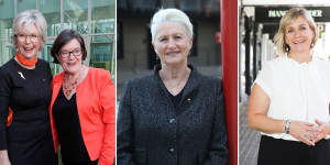 Trailblazing independent MPs,from left:Helen Haines,Cathy McGowan,Kerryn Phelps and Zali Steggall.