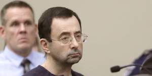 Former USA Gymnastics team doctor Larry Nassar was jailed for life for sexually abusing athletes in his care.