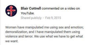 Blair Cottrell YouTube post