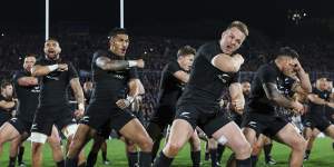 The All Blacks’ throat-slitting gesture during the haka has caused a stir.