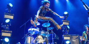 Justin Hawkins of The Darkness is an unashamedly old-fashioned showman.