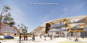 An artistic rendition of the new and improved Murdoch University. 