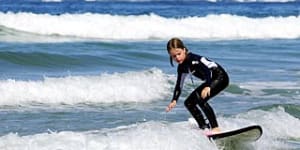 Tranquil menu ... surf beaches abound in the Inverloch area.