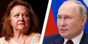 Gina Rinehart,sanctioned by Putin,calls on Australia to ramp up defences