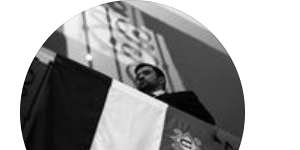 A social media account of former Melbourne Knights president Pave Jusup,appearing with the Ustasha flag.