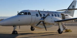 A file photo of one of Northwestern Air Lease’s BAE Jetstreams,which is able to carry 19 passengers.