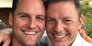 Nick Fordham (left) with his brother,2GB’s Ben Fordham.