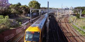 Patronage soared by 11 per cent on Sydney's train network last year.