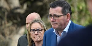 Premier Daniel Andrews (right) and Deputy Premier Jacinta Allan,who was the minister responsible for delivering the Games,in July announced cancelled the 2026 event.