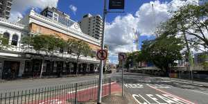 A reconfiguration of the roads and paths near the Transcontinental Hotel will make it easier for pedestrians to get to the new Roma Street station.