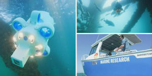New underwater drones helping map shipwrecks off WA coast