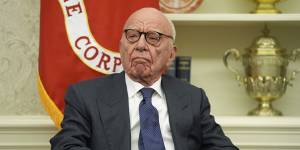 Murdoch was in the Oval Office even though Trump criticised the media mogul’s Wall Street Journal.