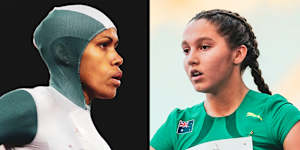 Cathy Freeman and Lexie Brown