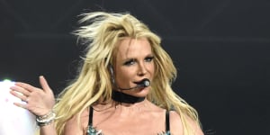 Britney Spears performs on December 3,2016,in San Jose,California 
