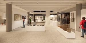An artist’s impression of the new gallery space that will be part of the $15 million internal refurbishment of the Robert Brown Building at the Royal Botanic Garden Sydney.