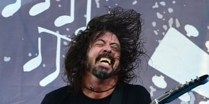 Dave Grohl’s band Foo Fighters will be live and loud in Geelong tonight.