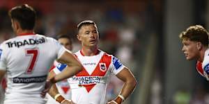 Damien Cook says being co-captain of the Dragons has been a career highlight despite the results.