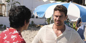 Ethan (Will Sharpe) and Cameron (Theo James) in season two of The White Lotus.