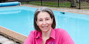 Sandra Read rents out her swimming pool in Dural. 