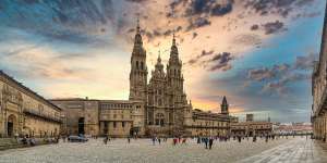 The ultimate destination – the Cathedral in Santiago de Compostela.