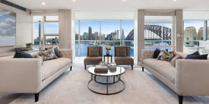 ‘One of the best views’:Two-bedroom Kirribilli apartment sells for $5.46 million