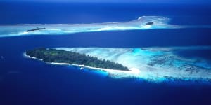 Pacific paradise:Blackett Strait in the Solomon Islands.