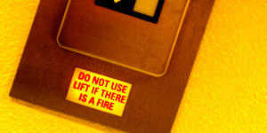 Life is like a lift in an apartment block. 
