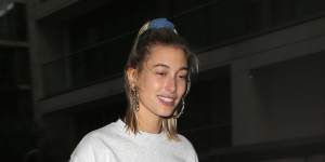 Stylist Penelope Cadzow says model Hailey Bieber (pictured) may have sparked the trend in 2018.