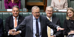 Prime Minister Anthony Albanese refuses to drawn on the impact of lower house prices.