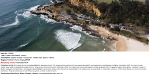 The view over Yamba and its Main Beach. 