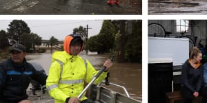 NSW floods as it happened:River rising rapidly upstream of Liverpool;tugboat crew lauded for cargo ship rescue near Sydney