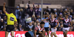 Point to prove:Walker boots defiant Roosters into semi-final after thriller with Sharks