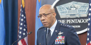 US Chairman of the Joint Chiefs of Staff General Charles Q. Brown Jr.
