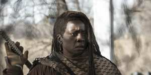 Danai Gurira as Michonne in The Walking Dead:The Ones Who Live.