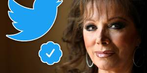 Jackie Collins may be gone from this world but her Twitter feed is alive and well.