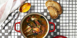 Ananas's classic French seafood stew.