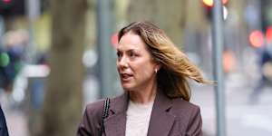 Cate Sayers on Monday.