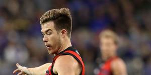 Essendon star Zach Merrett is one of the form midfielders of the competition.