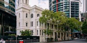 Naldham House in Brisbane’s CBD,which DAP&amp;Co will transform into a multifaceted food and beverage venue later this year.
