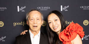 Meng Woon and his daughter Wendy,of Malay Chinese Noodle Bar,the inaugural Critics’ Pick Award winner.
