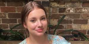 Lily Van de Putte,15,died in the car crash on Tuesday night.