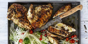 This marinade works with any meat (especially chicken,pictured).