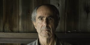 Philip Roth in 2005,aged 72.