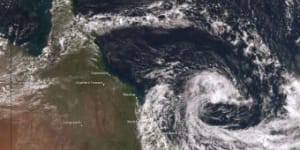 Ex-cyclone brings strong winds to Queensland