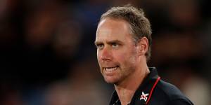 Essendon coach Ben Rutten.