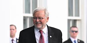 Kevin Rudd in Washington in October.